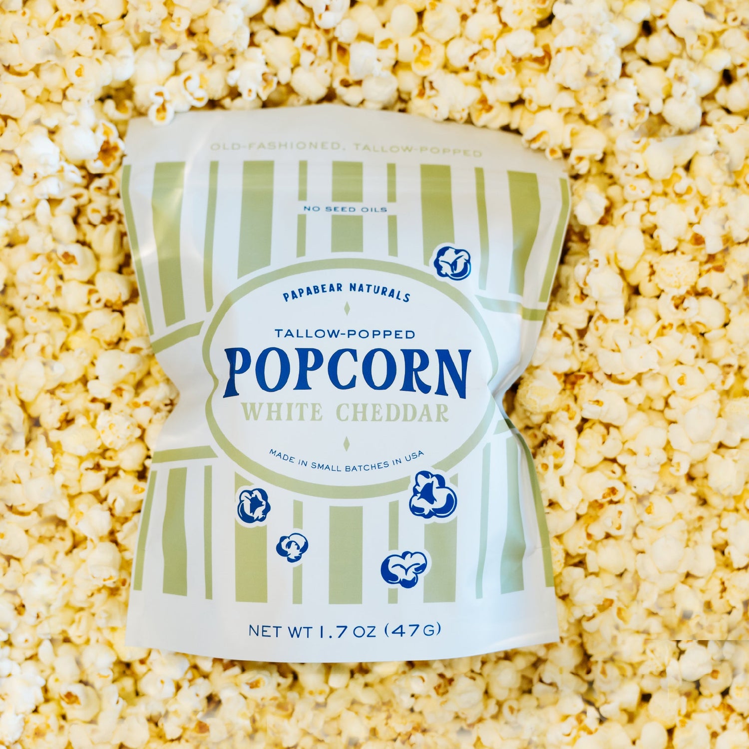 Tallow-Popped Popcorn (8 Pack)