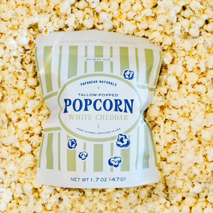 Tallow-Popped Popcorn (8 Pack)