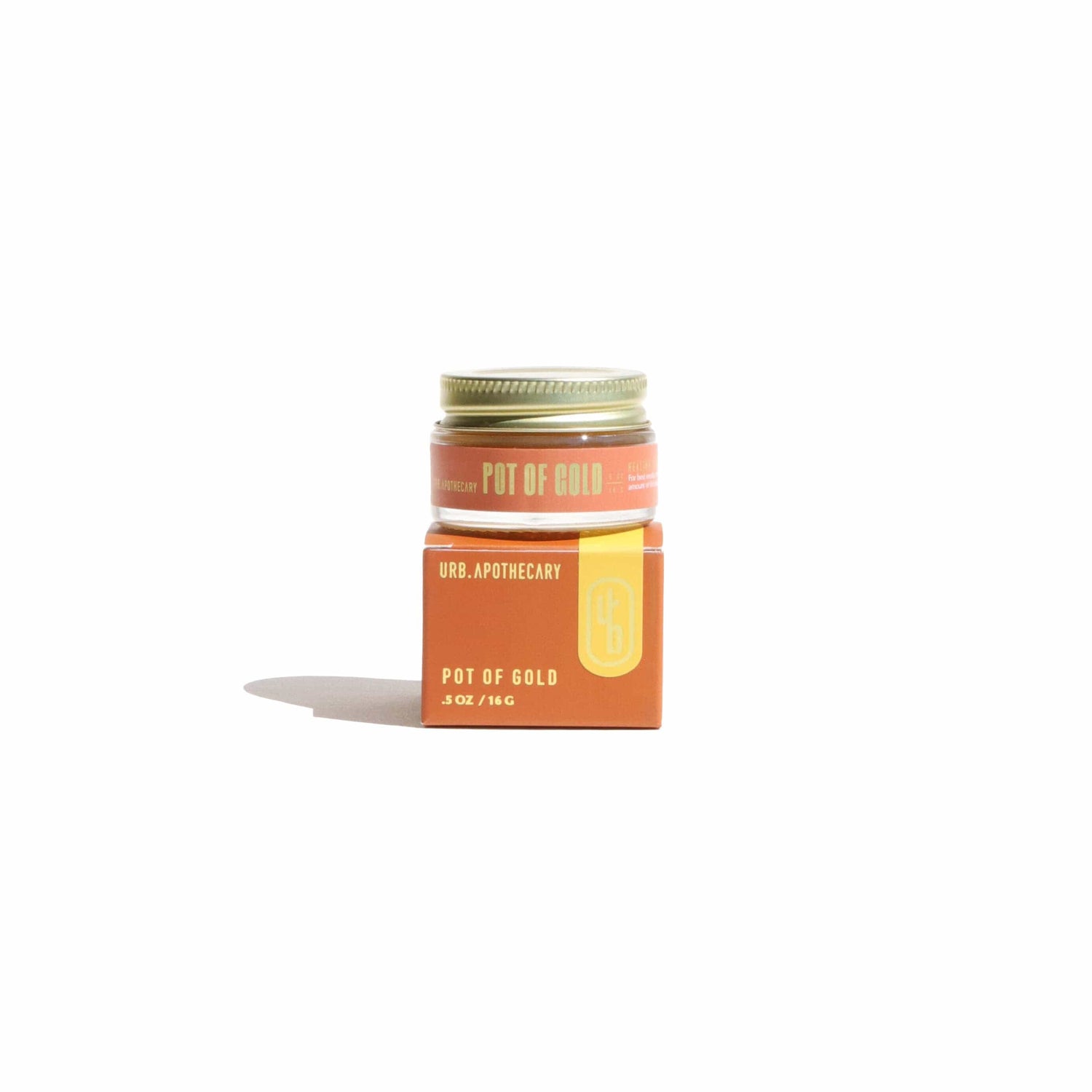 URB APOTHECARY .5 oz Jar (16.4 g Net) Pot of Gold Regenerative Face Balm