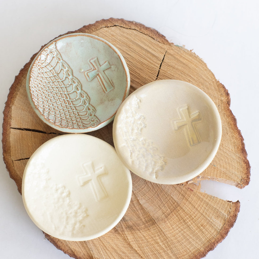 Cross Ring Dish Without Gold - My American Goods
