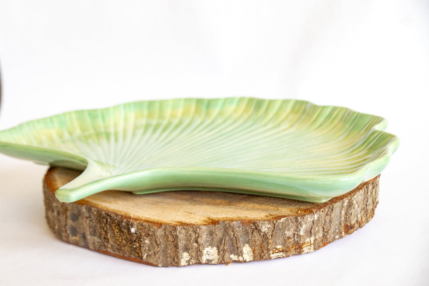 Ceramic Ginkgo Leaf Tray - My American Goods