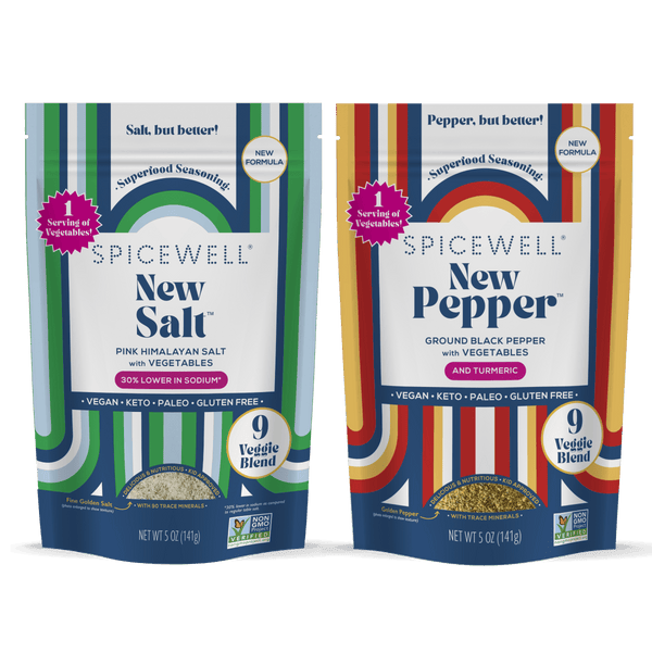 Spicewell Gift Set Superfood Salt & Pepper Pouch Duo