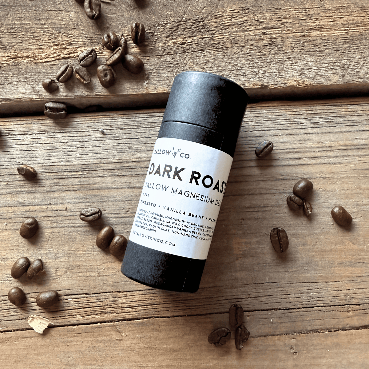 Dark Roast Tallow Magnesium Deodorant
