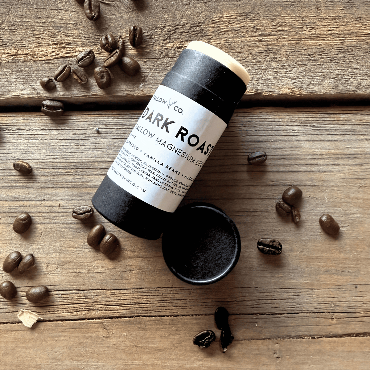Dark Roast Tallow Magnesium Deodorant