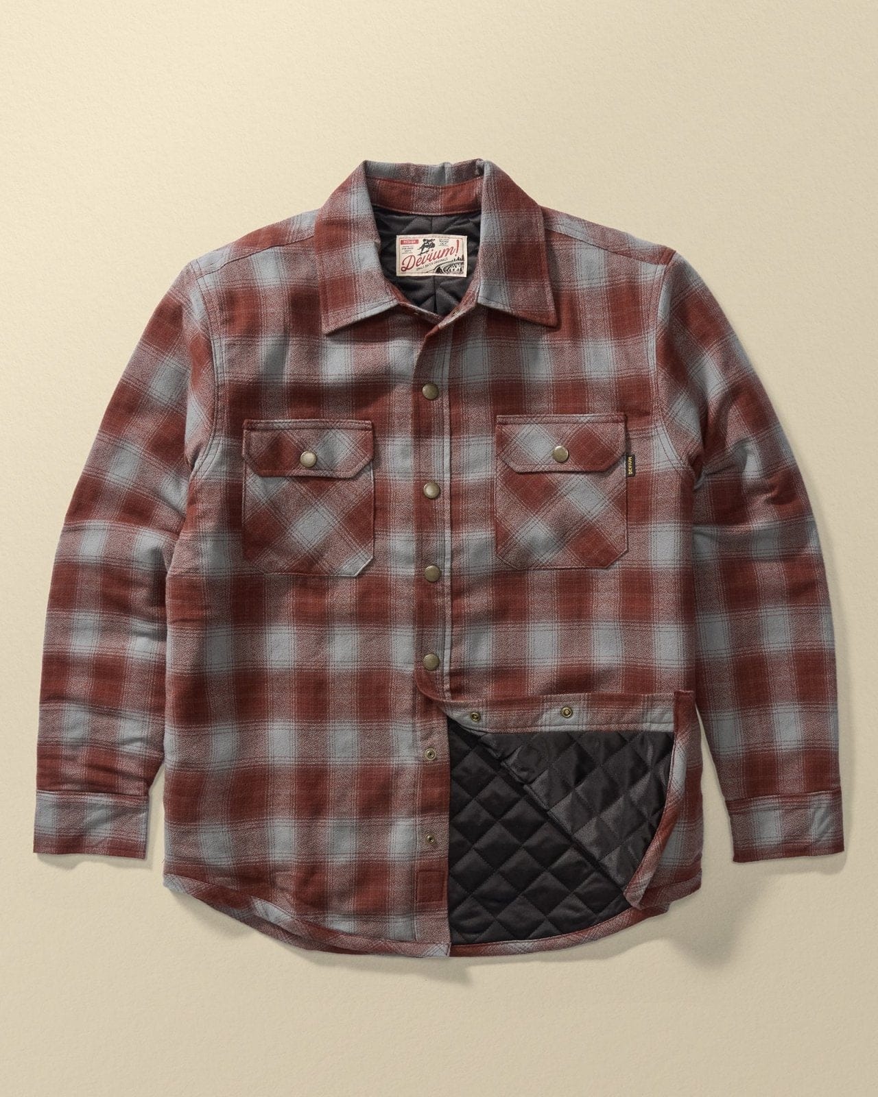 Devium Jacket Canned Jam / S Stampede Quilt Lined Flannel Jacket