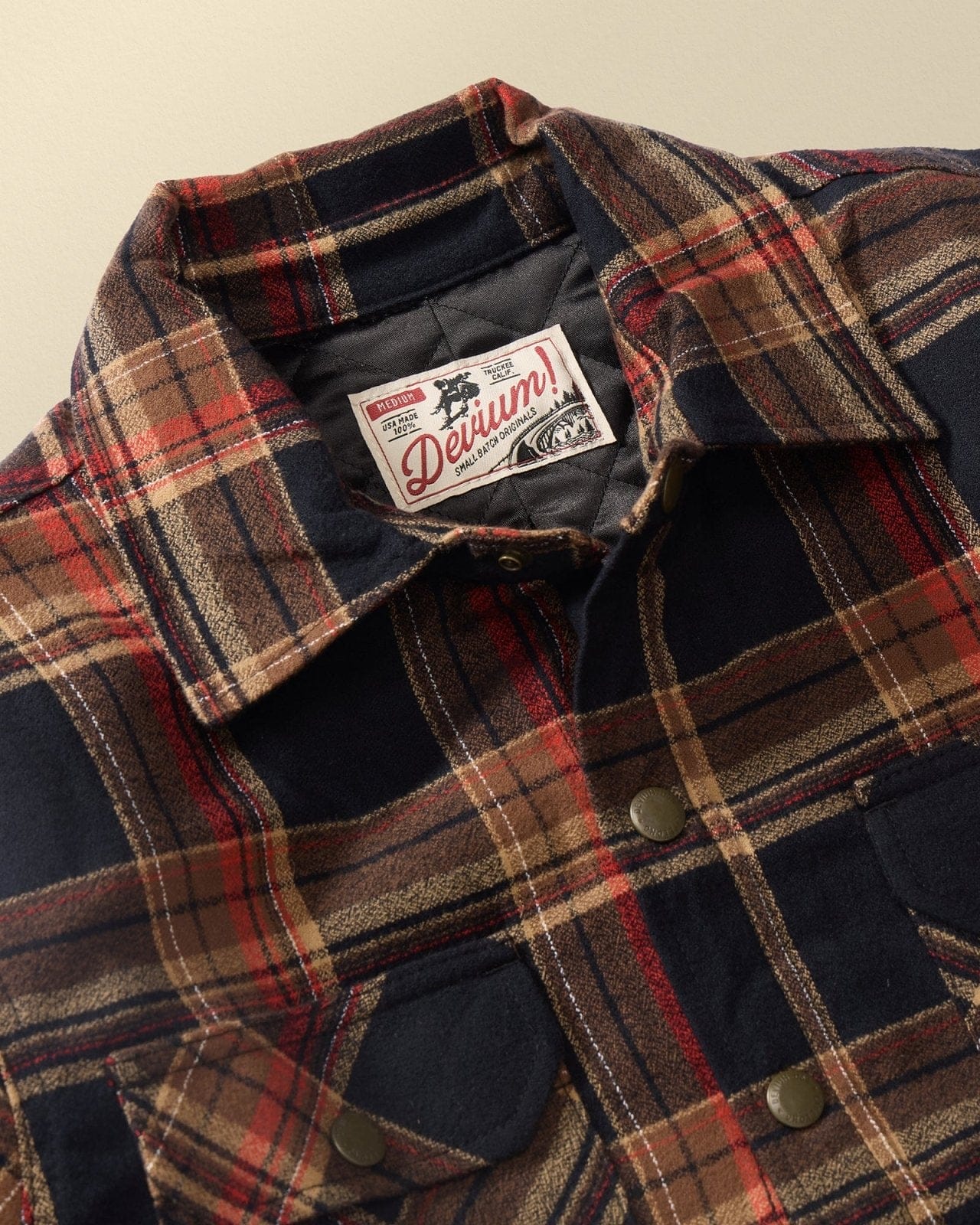 Devium Jacket Stampede Quilt Lined Flannel Jacket