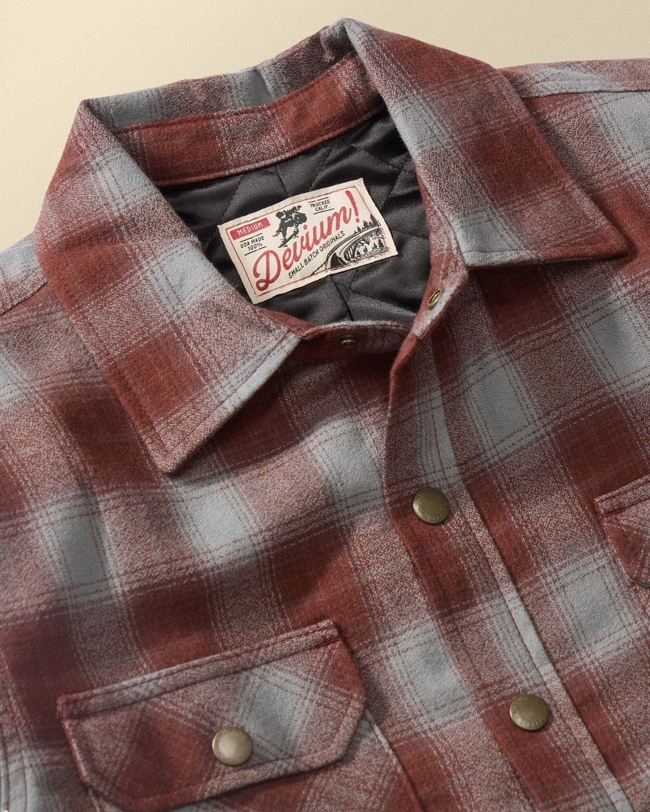 Devium Jacket Stampede Quilt Lined Flannel Jacket