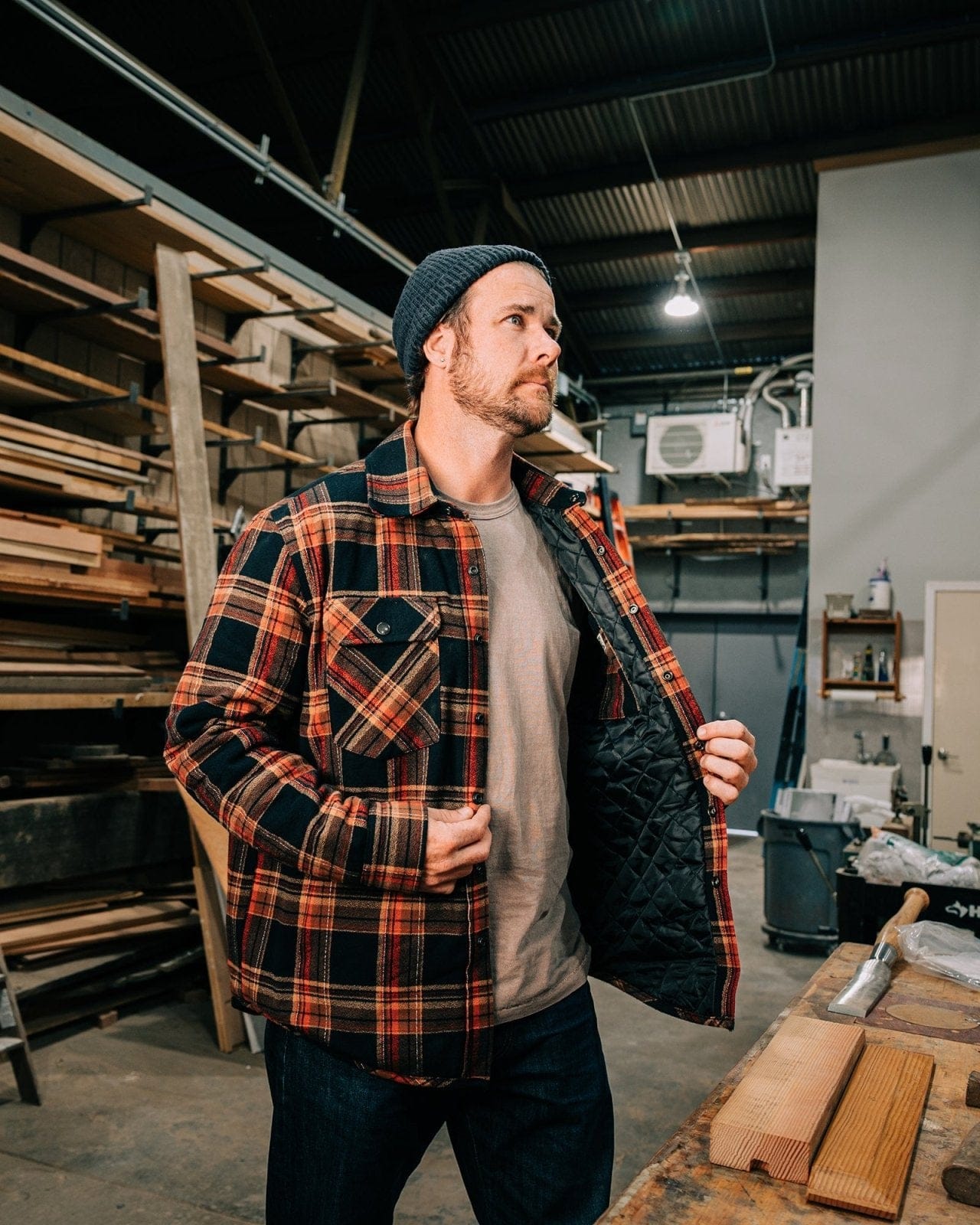 Devium Jacket Stampede Quilt Lined Flannel Jacket