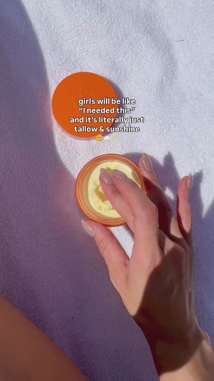 Sugared Citrus Tallow Body Balm, 4oz