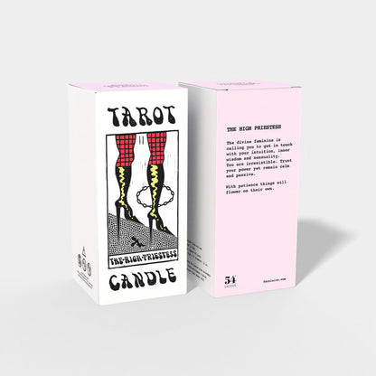 Tarot Candle - The High Priestess