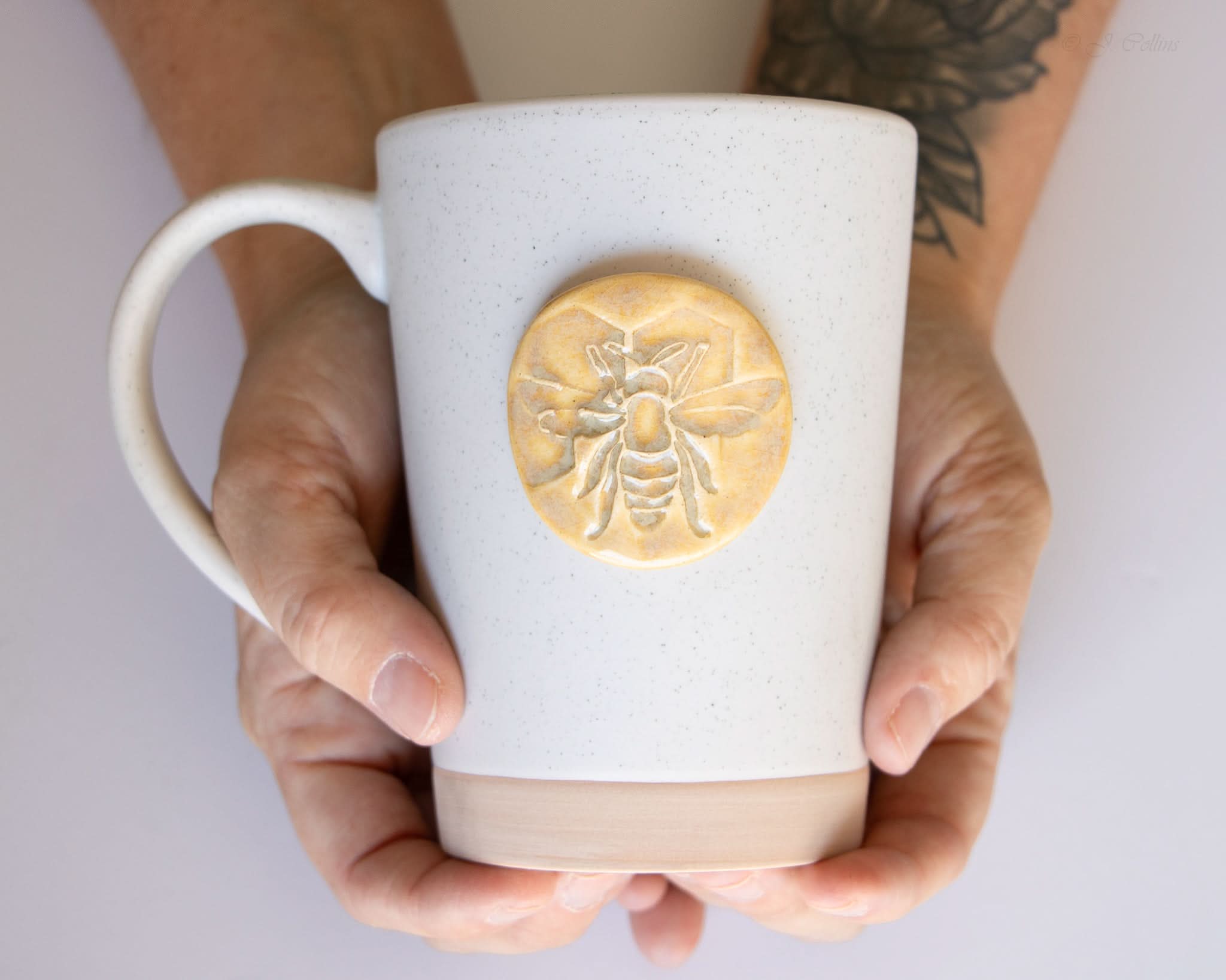 prodigalpottery Ceramic Bee Mug