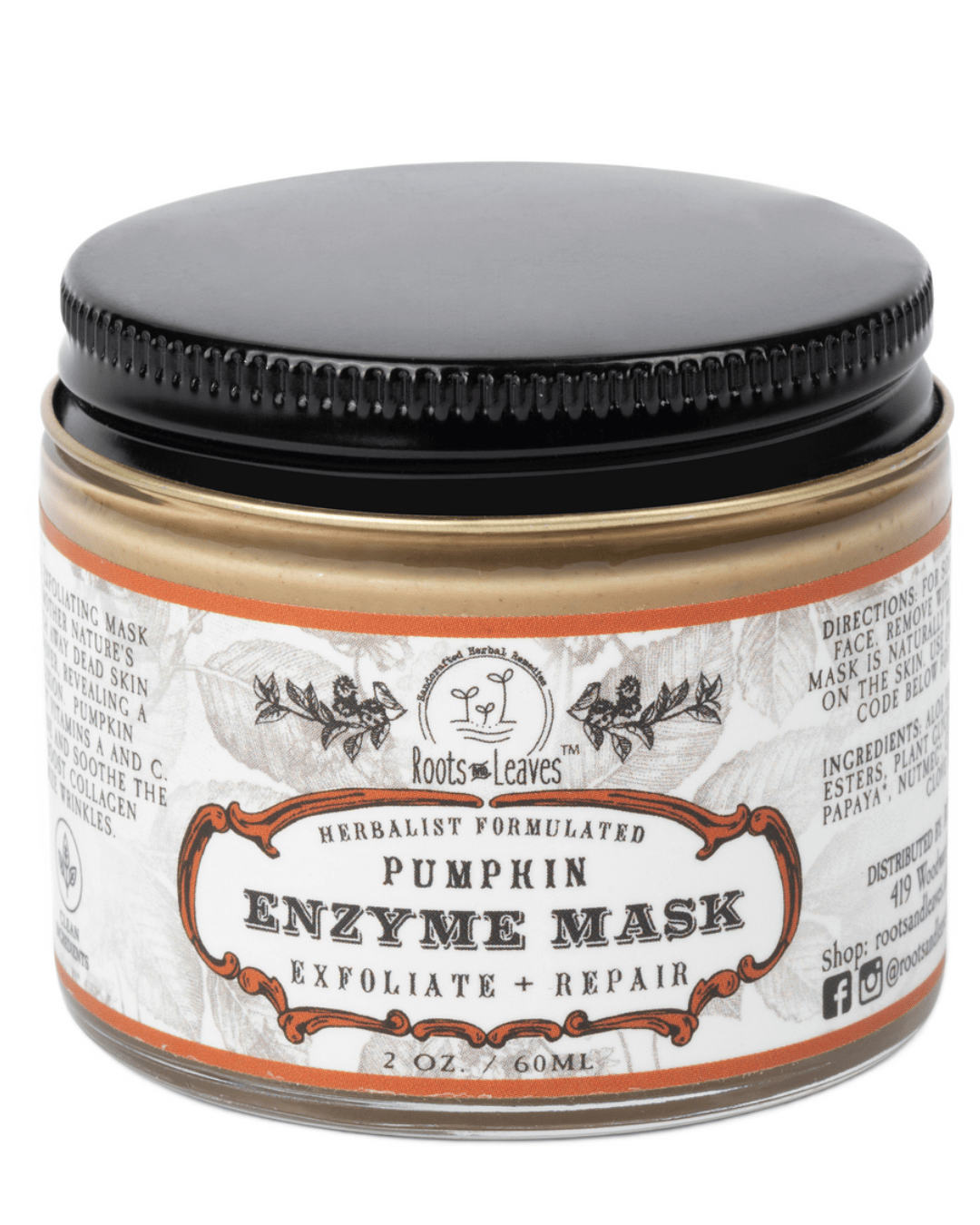 Roots and Leaves, LLC Pumpkin Enzyme Face Mask