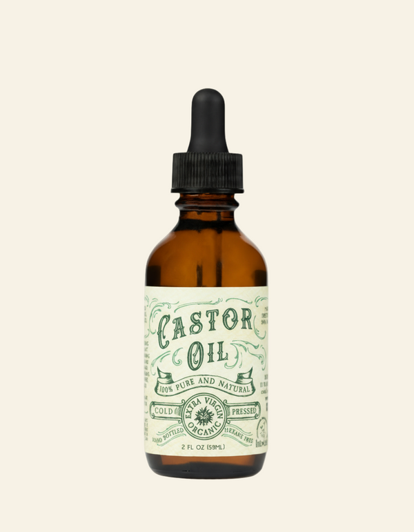 Organic Cold Pressed Hexane Free Castor Oil 2 oz - My American Goods