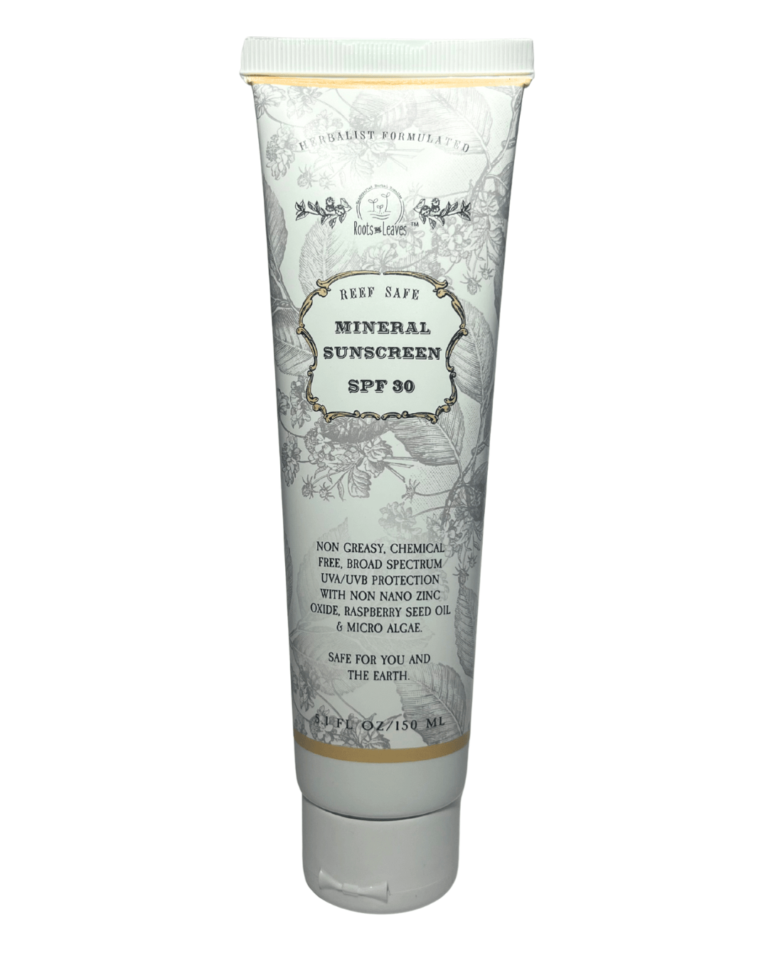 Reef Safe Vegan Mineral Face and Body Sunscreen with Tremella Mushroom