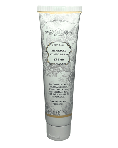 Reef Safe Vegan Mineral Face and Body Sunscreen with Tremella Mushroom