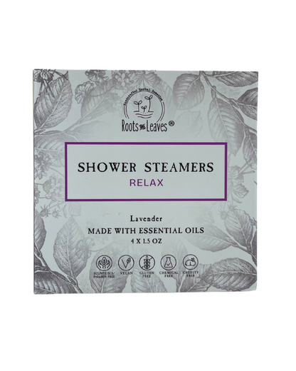 Relax - Lavender Shower Steamer &amp; Bath Bomb