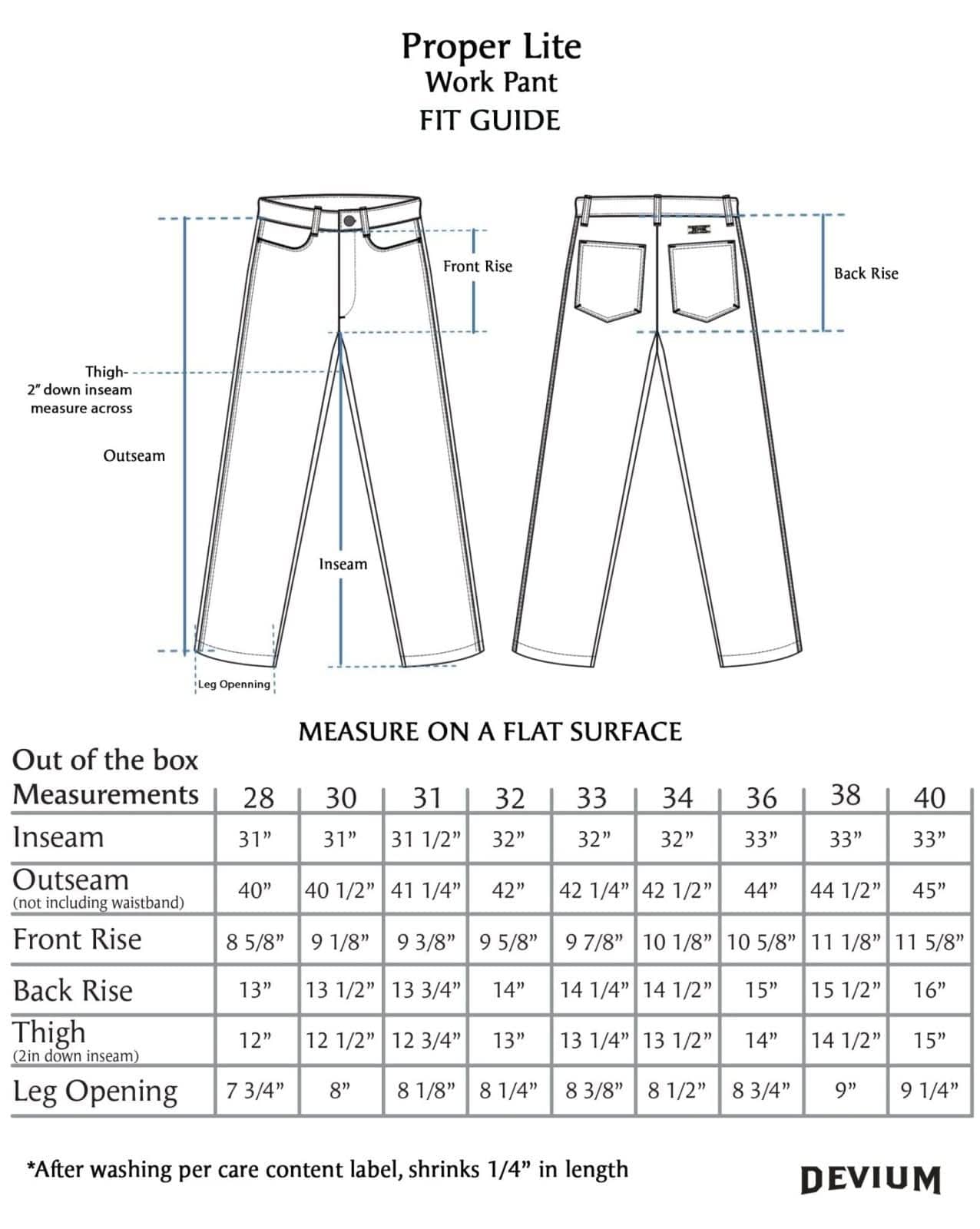 Devium Bottoms Proper Lite Canvas Pant