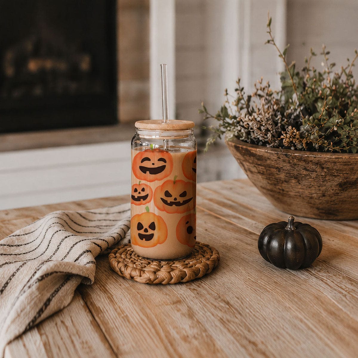 Gia Roma Travel Mug, Coffee Cup, Drinkware Pumpkins 20oz