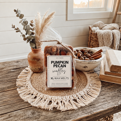 Pumpkin Pecan Waffles