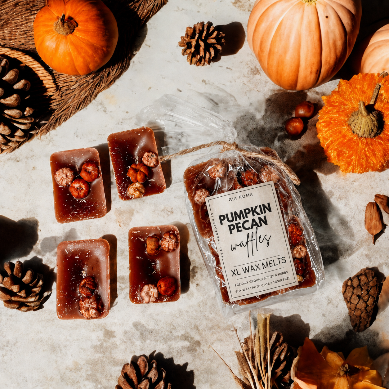 Pumpkin Pecan Waffles