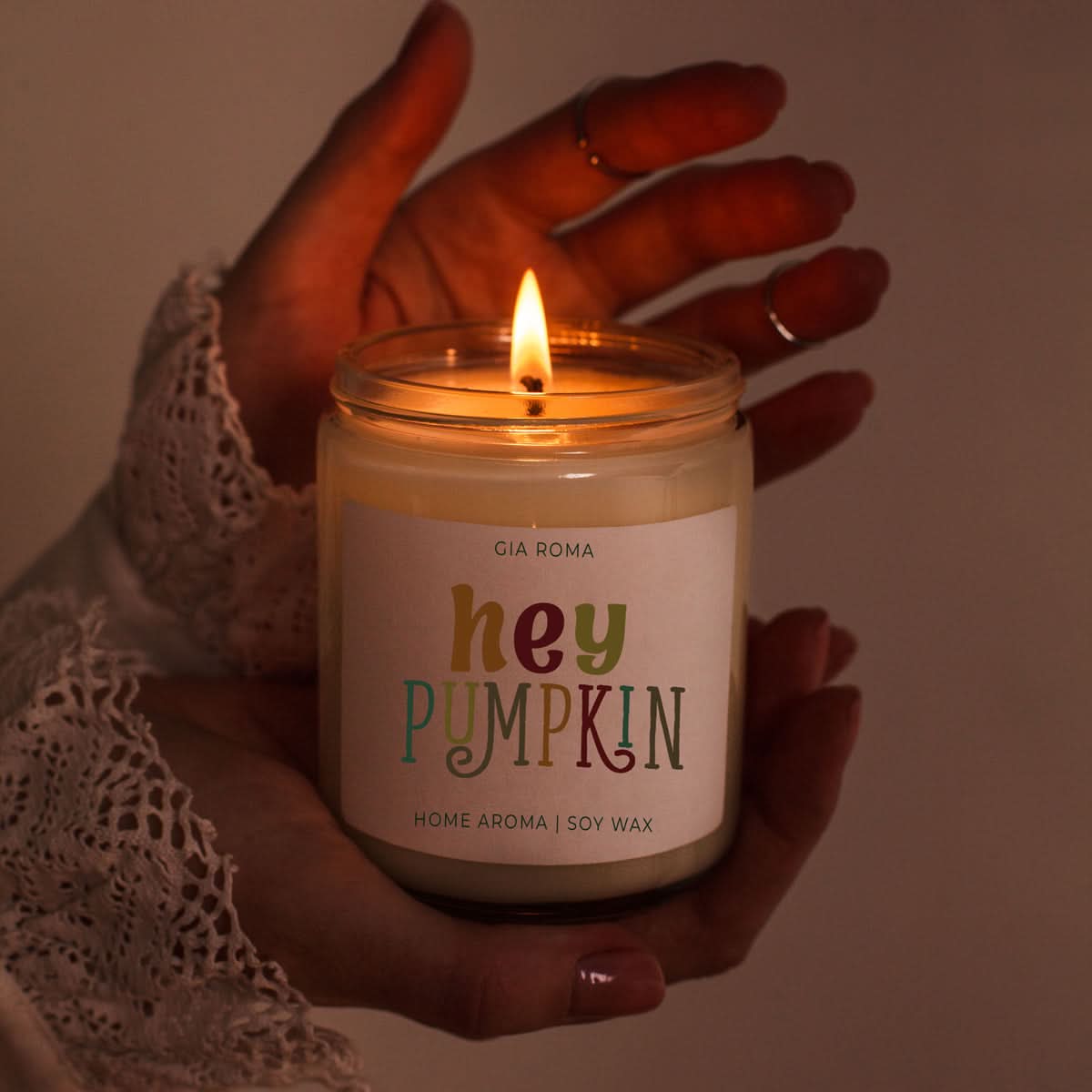 Gia Roma Candle Baked Pumpkin Candle