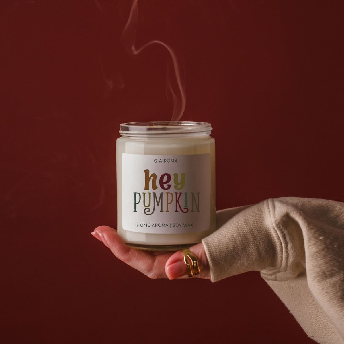 Gia Roma Candle Baked Pumpkin Candle