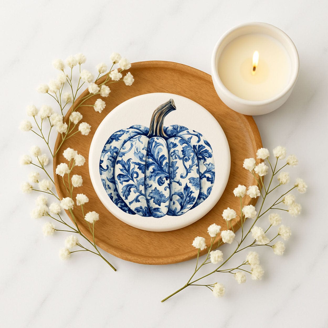 Gia Roma Coaster Chinoiserie Halloween Coasters