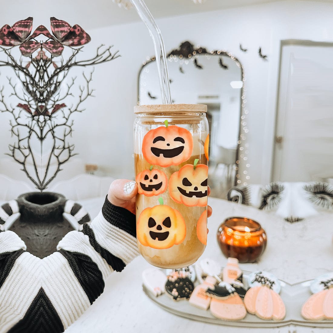 Gia Roma Travel Mug, Coffee Cup, Drinkware Pumpkins 20oz