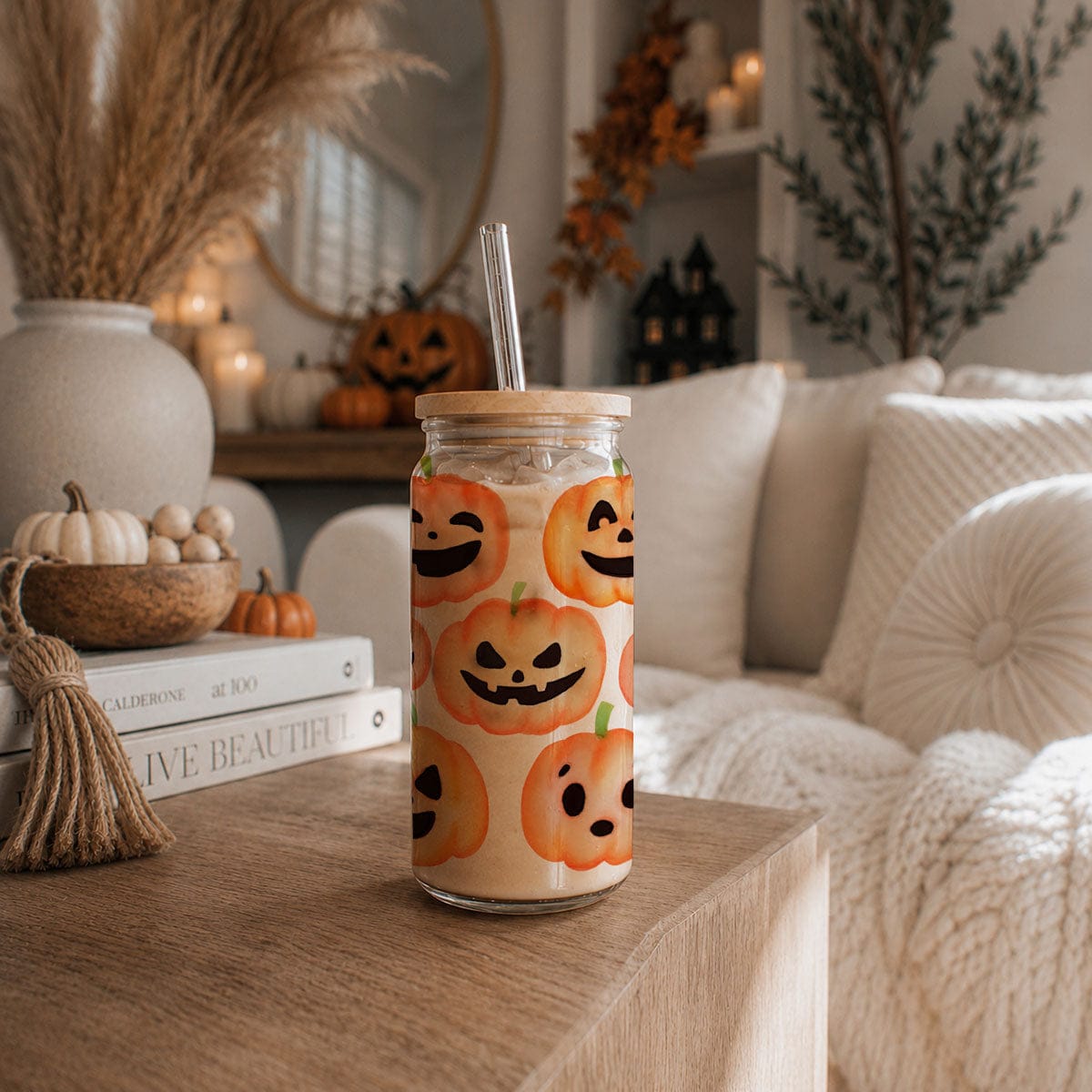 Gia Roma Travel Mug, Coffee Cup, Drinkware Pumpkins 20oz