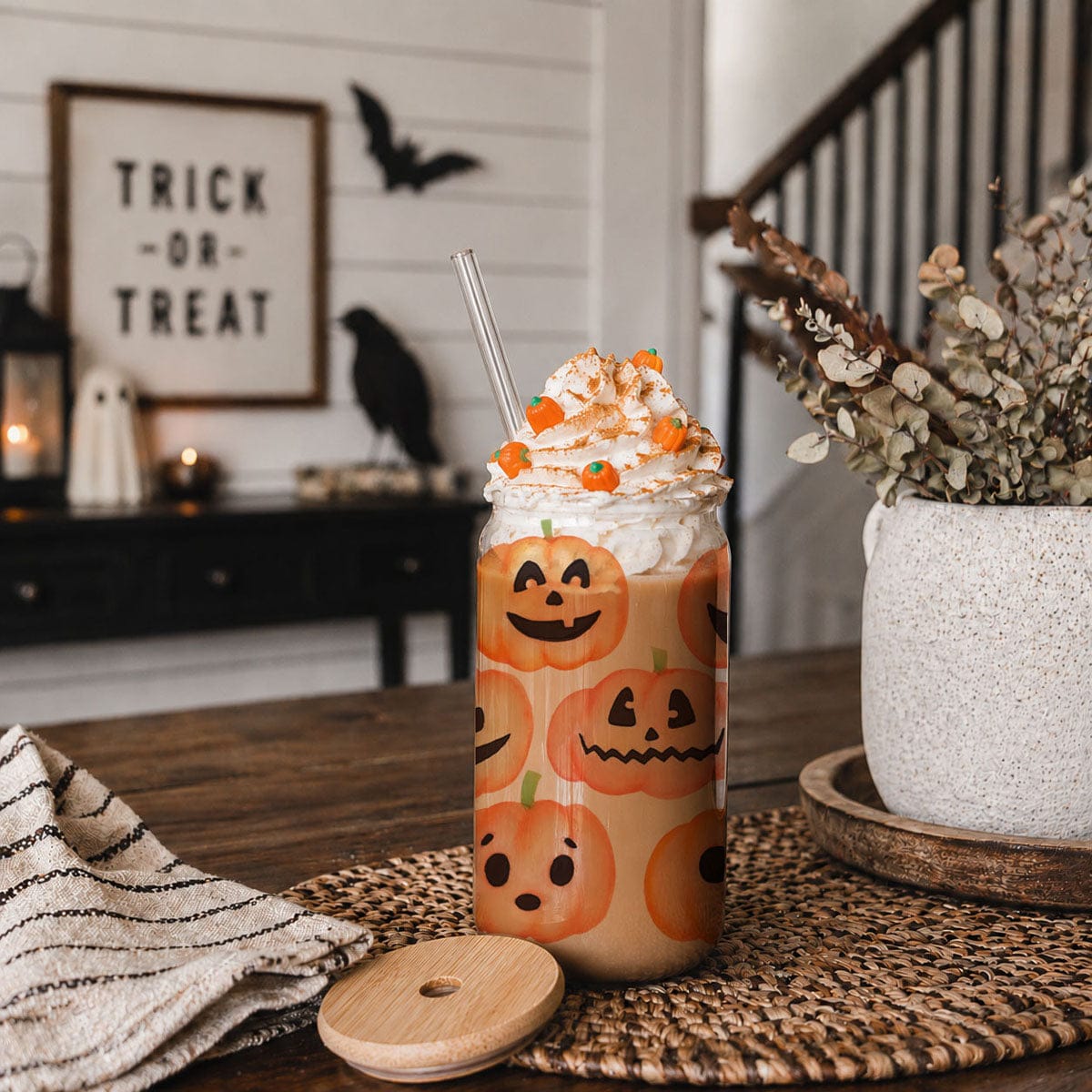 Gia Roma Travel Mug, Coffee Cup, Drinkware Pumpkins 20oz