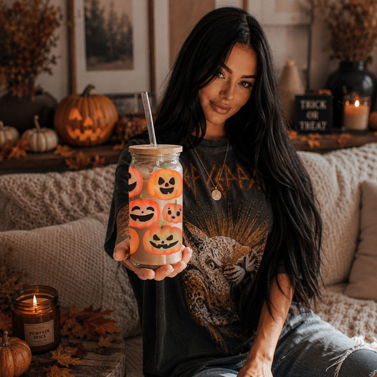 Gia Roma Travel Mug, Coffee Cup, Drinkware Pumpkins 20oz