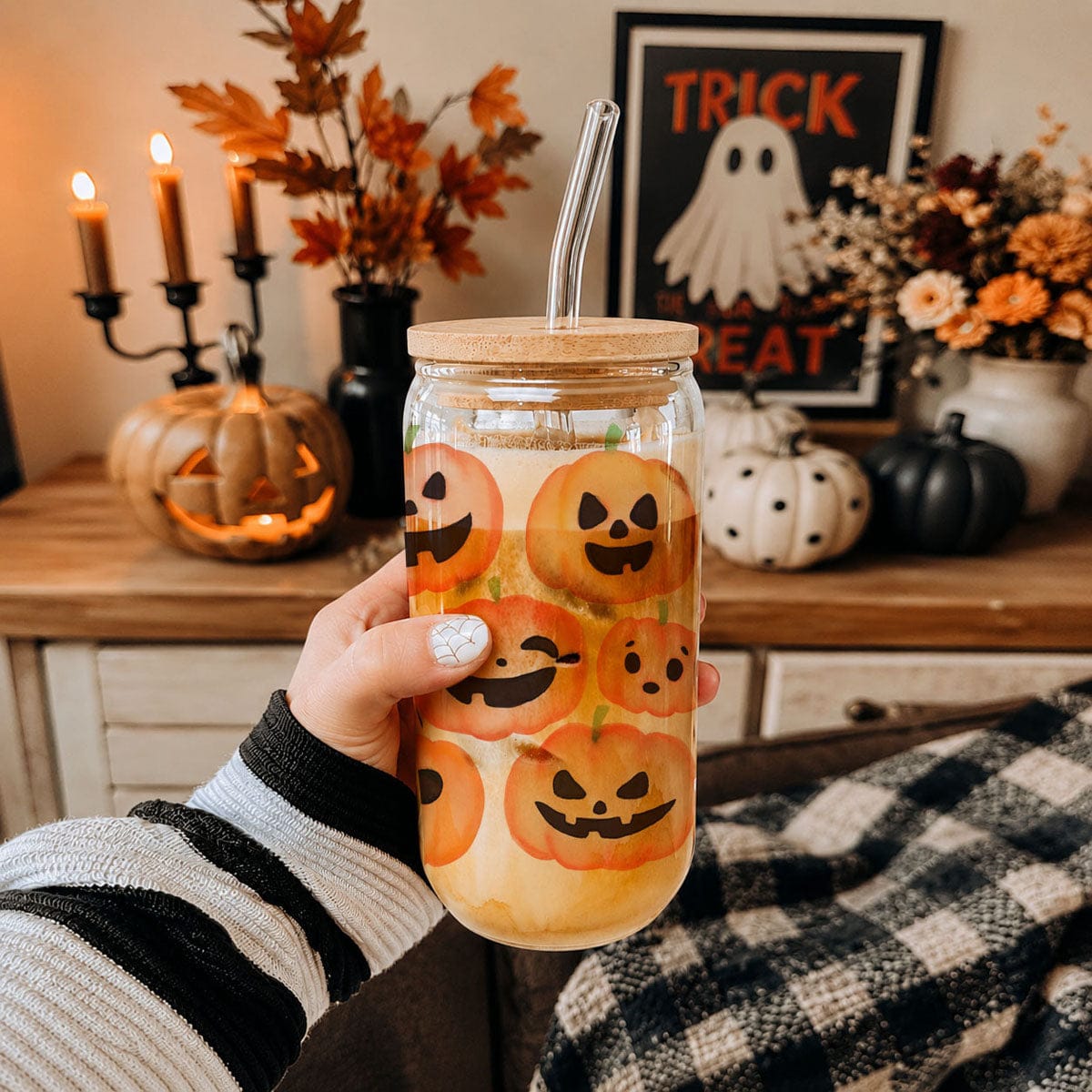 Gia Roma Travel Mug, Coffee Cup, Drinkware Pumpkins 20oz