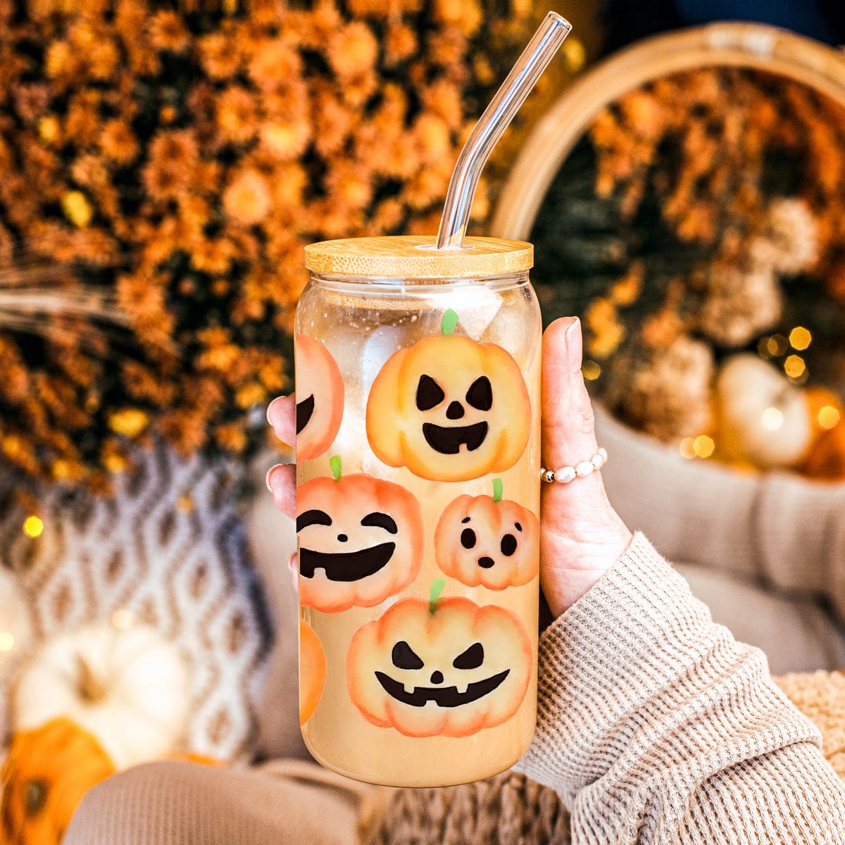 Gia Roma Travel Mug, Coffee Cup, Drinkware Pumpkins 20oz