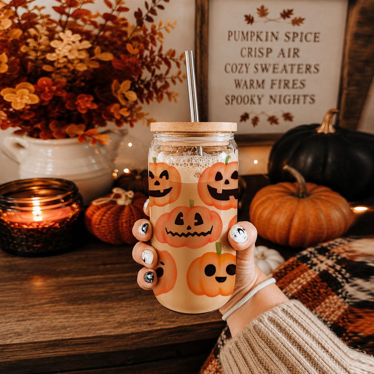 Gia Roma Travel Mug, Coffee Cup, Drinkware Pumpkins 20oz