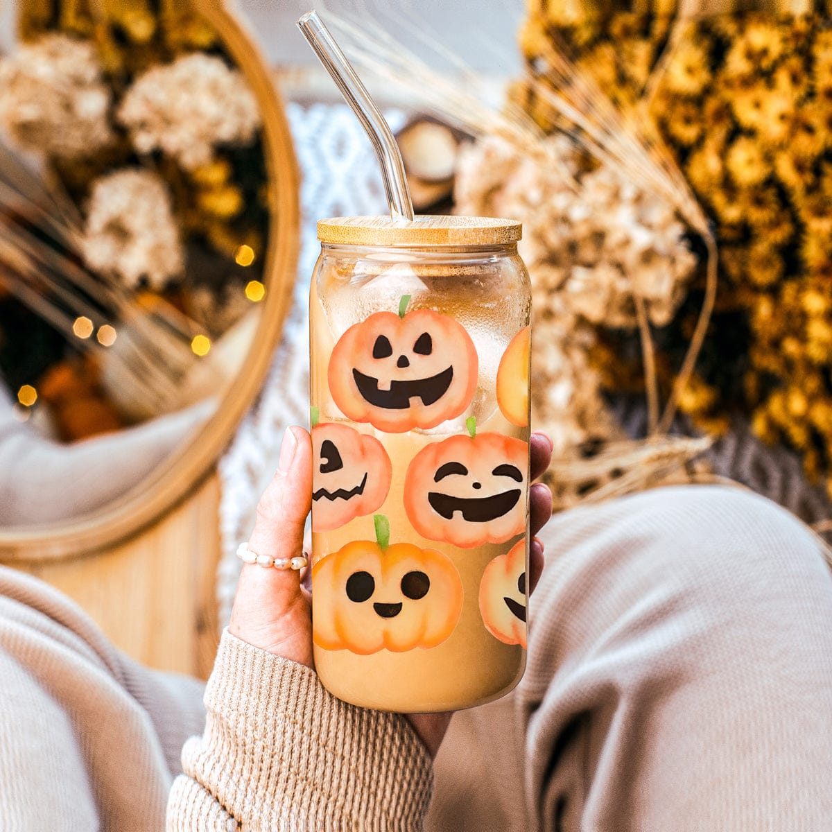 Gia Roma Travel Mug, Coffee Cup, Drinkware Pumpkins 20oz