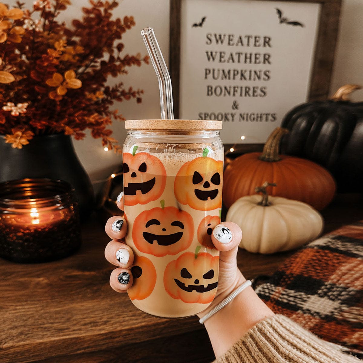 Gia Roma Travel Mug, Coffee Cup, Drinkware Pumpkins 20oz