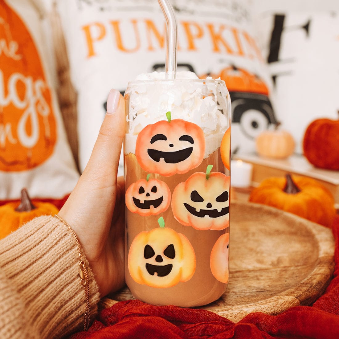 Gia Roma Travel Mug, Coffee Cup, Drinkware Pumpkins 20oz