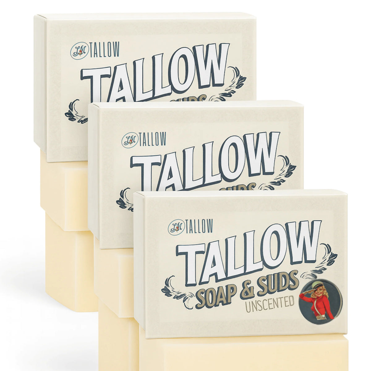 Tallow Bar Soap - Unscented