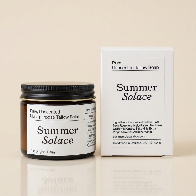 Pure Unscented – Slow Body Care® Set with Regenerative Tallow® Bundle