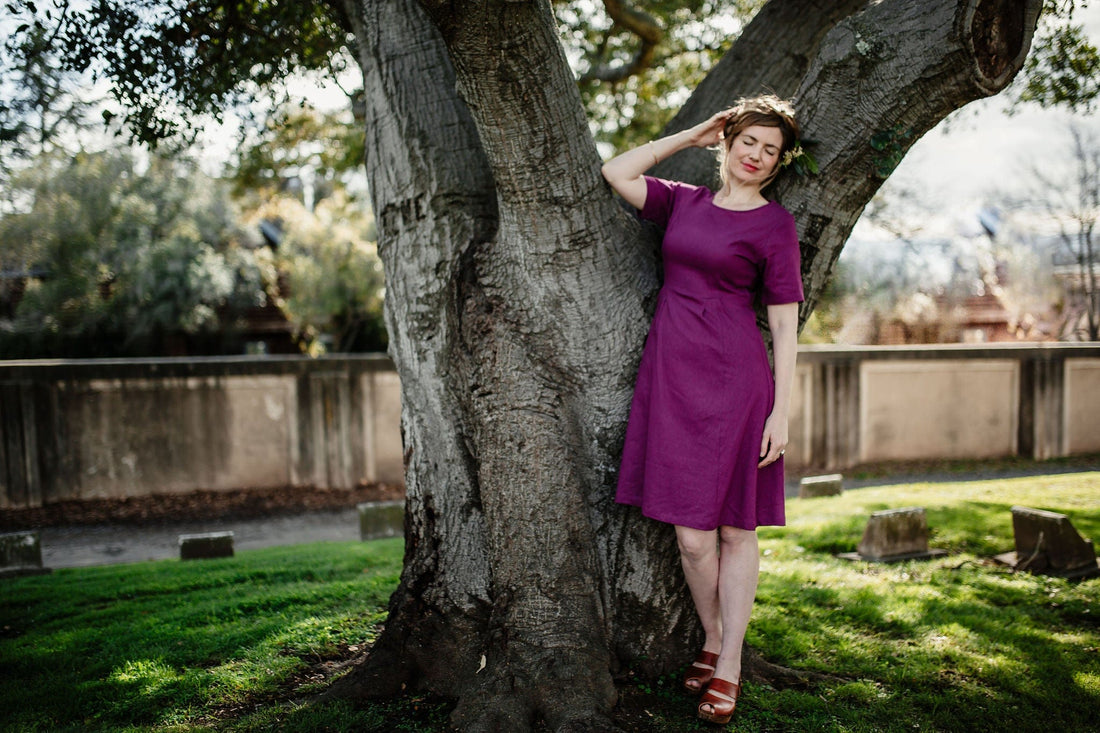 Field Day Dress Ingrid Dress in Electric Violet