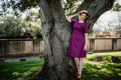 Field Day Dress Ingrid Dress in Electric Violet