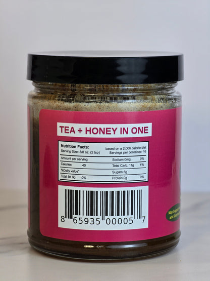 Radiant Rose Honey Tea – Organic Rose Hip &amp; Hibiscus Blend for Glow &amp; Calm (10 oz)