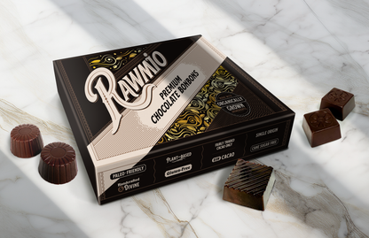 Rawmio 70% Dark Chocolate Bonbons, 24ea