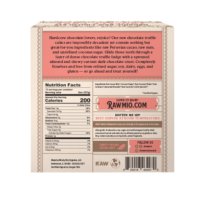 Raw Chocolate Truffle Cake - 28 oz