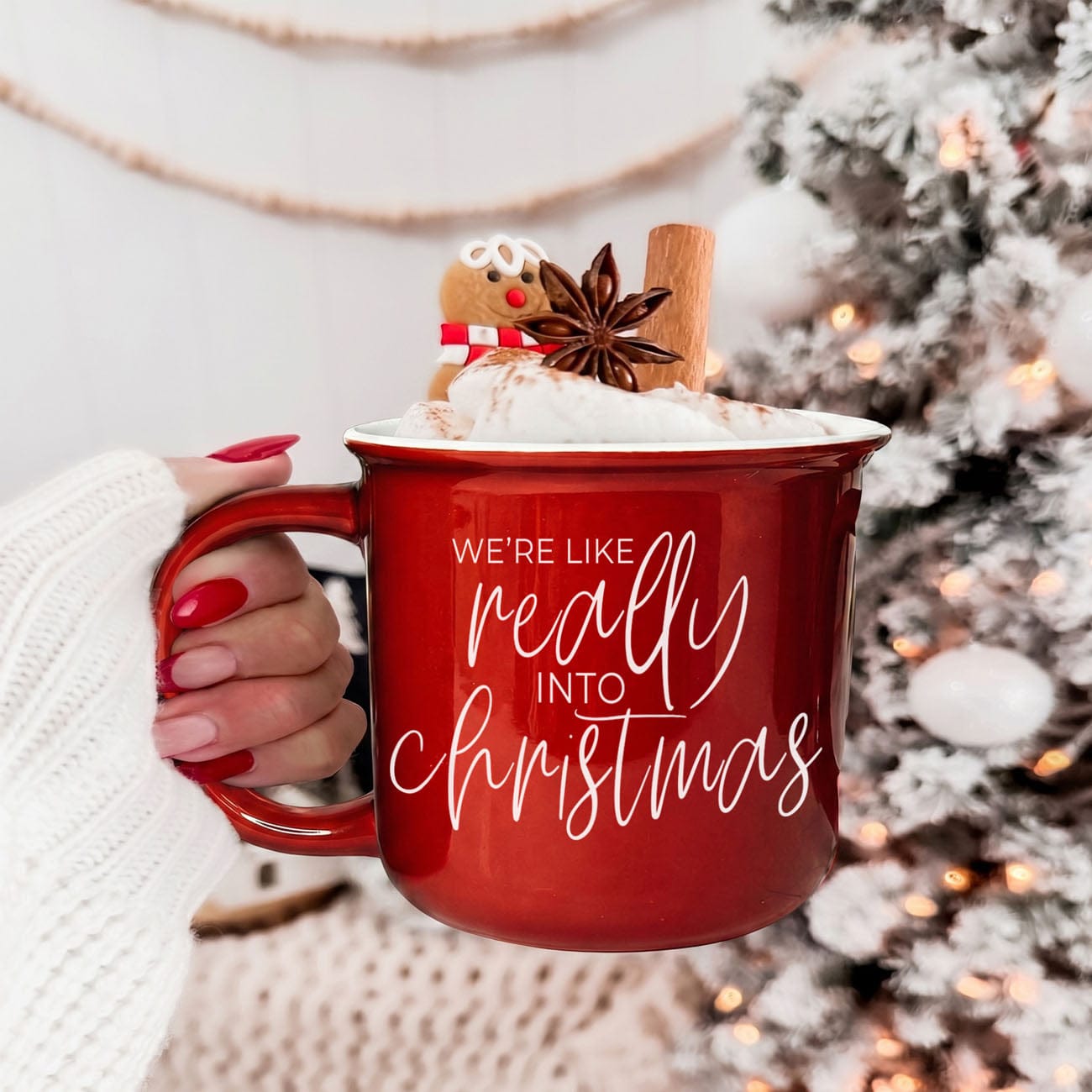 Gia Roma Coffee Mug Really into Christmas Mug