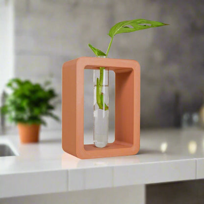 Rosebud HomeGoods Pots &amp; Planters Black / Stand &amp; Tube Rectangle Propagation Station