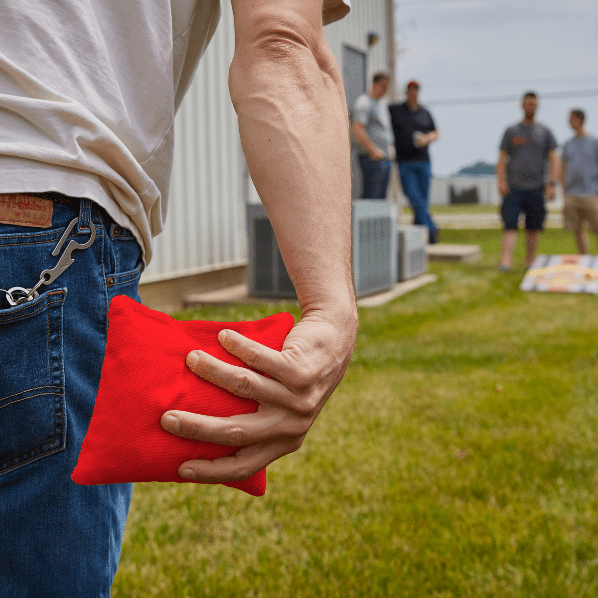 Red Daily 66x Cornhole Bags