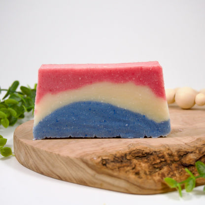 Red, White, &amp; Blueberry Bar Soap - My American Goods