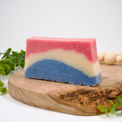 Red, White, &amp; Blueberry Bar Soap - My American Goods