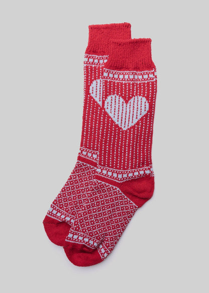 American Trench Socks red / One Size Women&